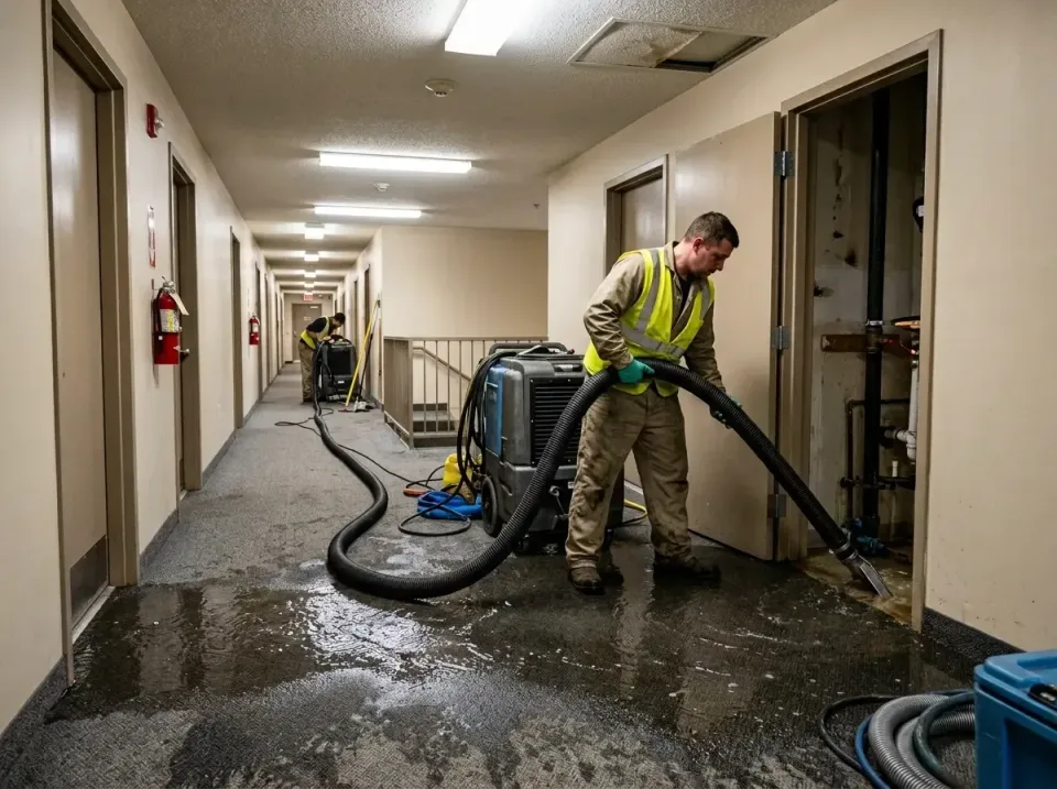 multi-unit-apartment-hallway-f-005 — frequently asked questions, Emergency Burst Pipe Water Extraction & Removal in Brush Pr…
